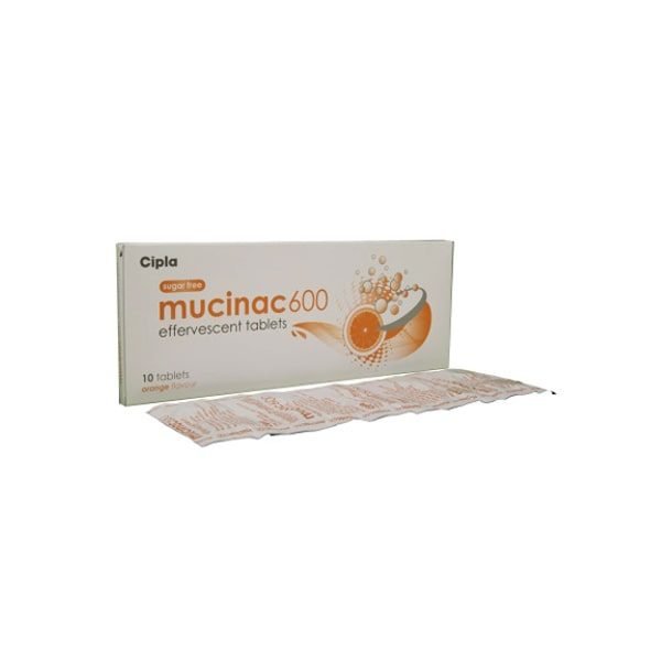 mucinac 600 effervescent tablets